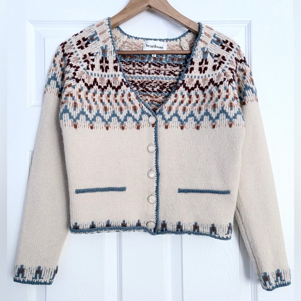 Heartloom Rima Cardigan Size XS - Picture 2 of 5